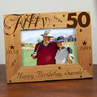 Personalized 50th Birthday Picture Frame